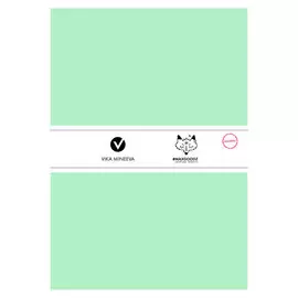 Скетчбук для маркеров Maxgoodz "Large White" 18х27 см, 32 л, 160 г Мятный