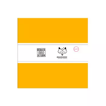 Скетчбук для маркеров Maxgoodz "Marker PRO Light" 21x21 см, 20 л, 220 г Желтый