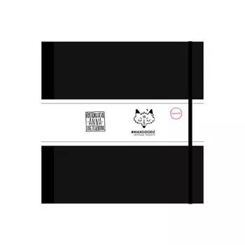 Скетчбук для маркеров в твёрдом переплёте Maxgoodz "Marker Pro" 21х21 см, 48 л, 220 г Смола