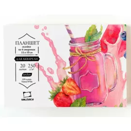 Склейка Малевичъ для акварели "Sweet dreams", Torshon, High white, 200 г/м, 10х15 см, 20 л