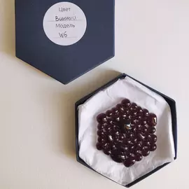 Стеклянная подставка под инструменты W6, цвет Винный