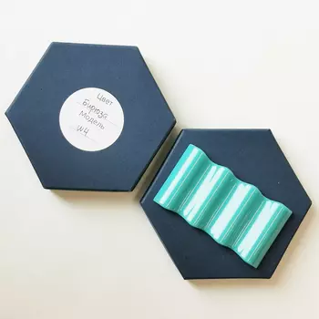 Стеклянная подставка под инструменты, цвет Бирюза