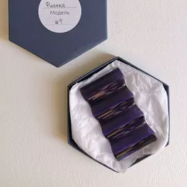 Стеклянная подставка под инструменты, цвет Фиалка