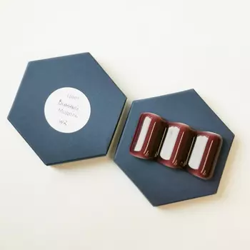 Стеклянная подставка под инструменты, цвет Винный