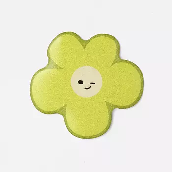 Стикер объемный "Цветочек Подмигивает"