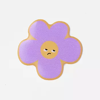 Стикер объемный "Цветочек Скептик сиреневый"