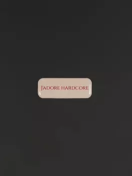 Стикер объемный "J'adore Hardcore"