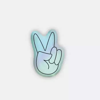 Стикер объемный "Мир"