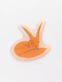 Стикер объемный "МП. Лис"