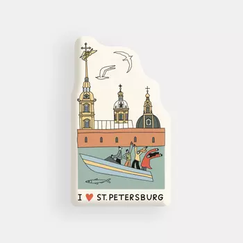 Стикер объемный "Петропавловка"