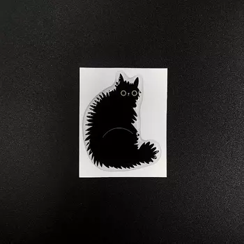 Стикер объемный "Тревожный котик Феликс"