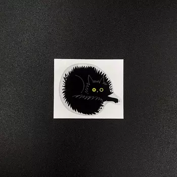 Стикер объемный "Тревожный котик Тучка"