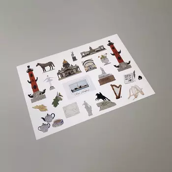 Стикеры "Стиль Петербурга, колонна"