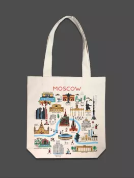 Сумка "Карта Москвы"