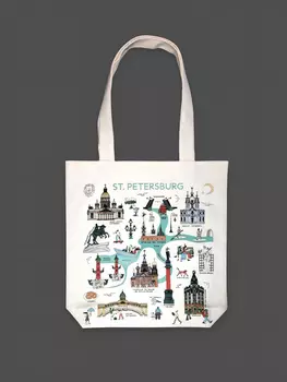 Сумка "Карта Петербурга"