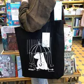 Сумка "Муми-тролли" Фрекен Снорк с зонтом тёмная