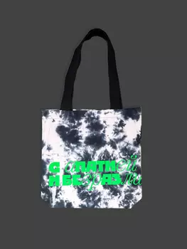 Сумка Тай-дай "Апатия зеленая"