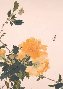 Тетрадь Насекомые и цветы "Две мушки"