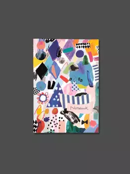 Тетрадь нелинованная "Абстракция" А5