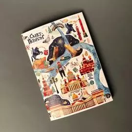 Тетрадь нелинованная "Карта Петербурга" А6