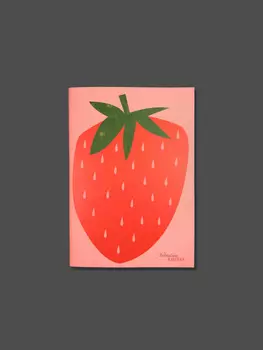 Тетрадь нелинованная "Клубника" А5