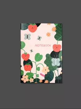 Тетрадь нелинованная"Ягодки" А5