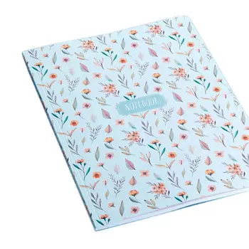 Тетрадь в клетку "BLUE FLOWERS" А4