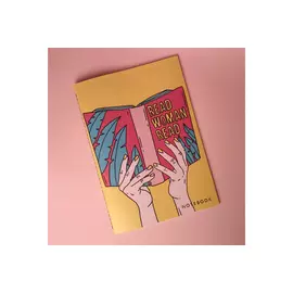 Тетрадь в клетку Read woman А4 30 л 90 г слоновая кость, сшивка, ламинация