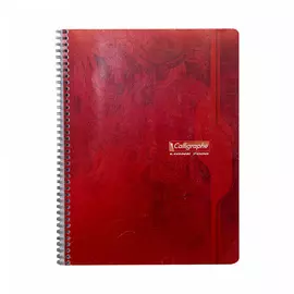Тетрадь в линейку на спирали Clairefontaine "Calligraphe" 24х32 см 90 л 70 г
