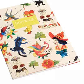 Тетрадь в линейку "Tattoo" А5 24 л, кремовые страницы