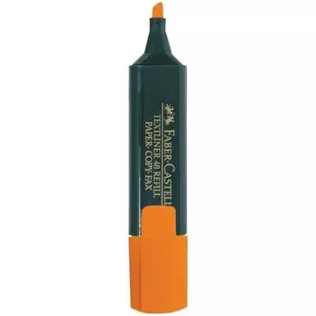 Текстовыделитель Faber-castell "1548" оранжевый