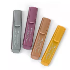Текстовыделитель Faber-castell "TL 46" розовый металлик, 1-5 мм