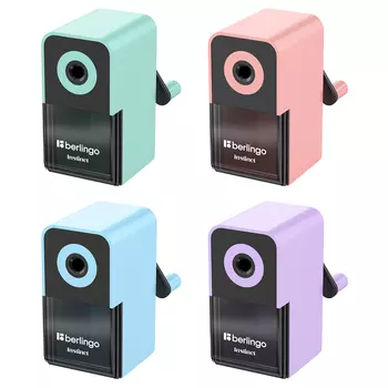 Точилка механическая Berlingo "Instinct", пласт. корпус, инд. упак.