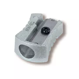 Точилка металлическая, 1 отверстие "Metall" (цвет корпуса серебро)