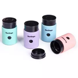 Точилка пластиковая Berlingo "Instinct" с контейнером, 1 отверстие,