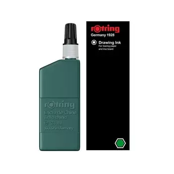 Тушь Rotring 23 мл, зеленый