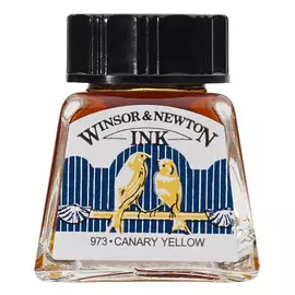 Тушь Winsor&Newton "Drawing Inks" 14 мл Желтый