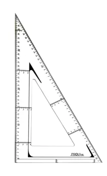 Угольник 30 гр 40 см