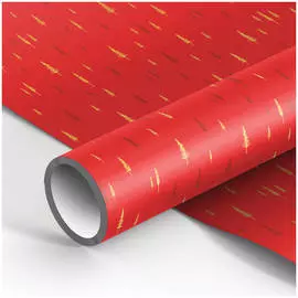 Упаковочная бумага глянцевая MESHU "Christmas trees" 70*100 см, 90 г