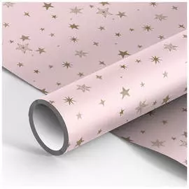 Упаковочная бумага глянцевая MESHU "Stars" 70*100 см, 90 г