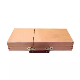 Ящик деревянный (вяз) для красок 33х16,5х5 см