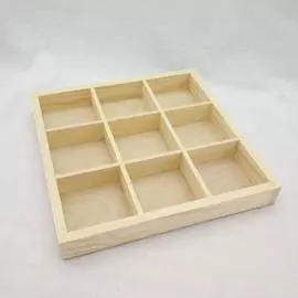 Заготовка для декорирования "Органайзер деревянный" 25х25х3 см