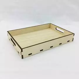 Заготовка для декорирования "Поднос деревянный" 14х20х3 см