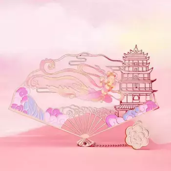 Закладка для книг с подвеской "Дуньхуан Фэйтянь" (латунь)