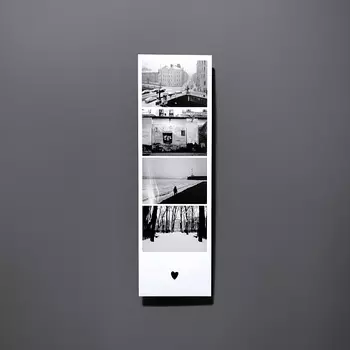 Закладка "Фотоколлаж. Фонтанный дом, ч/б"