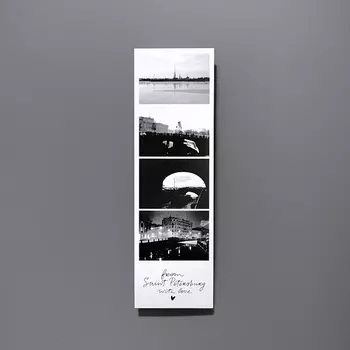 Закладка "Фотоколлаж. Птицы, ч/б"