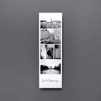 Закладка "Фотоколлаж. Ростральная колонна, ч/б"