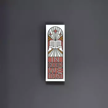Закладка "In books we trust"