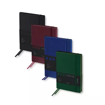 Записная книжка Berlingo "Western" А5 80 л., кожзам, с резинкой, зеленый