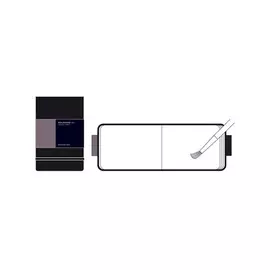 Записная книжка для акварели Moleskine "Folio" А4, обложка черная